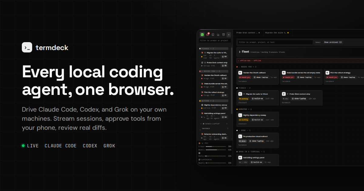 Termdeck screenshot 1